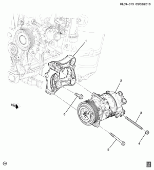 A/C COMPRESSOR MOUNTING (LFS/2.0-7)