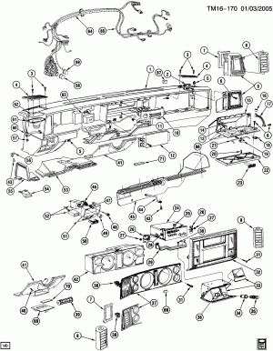 INSTRUMENT PANEL & RELATED PARTS