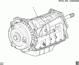 AUTOMATIC TRANSMISSION ASSEMBLY (MYC) 6L80E