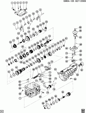 5-SPEED MANUAL TRANSMISSION (BORG WARNER)(MB6/MB1)
