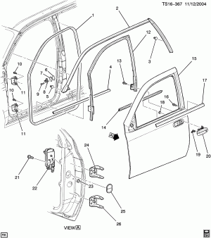 DOOR HARDWARE/SIDE FRONT PART 1
