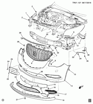 BUMPER/FRONT (BUICK W49)