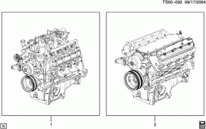 ENGINE ASM & PARTIAL ENGINE (LS2/6.0H)