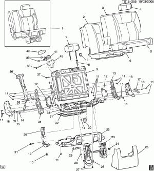 REAR SEAT/FOLDING-65% SIDE(AM9)