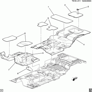 FLOOR COVERING & RELATED PARTS (EXC NORTHFACE EDITION Y92)