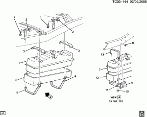 FUEL TANK MOUNTING