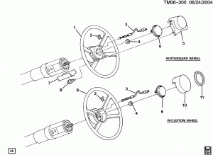 STEERING WHEEL & HORN PARTS