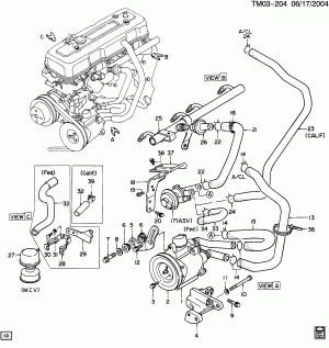 A.I.R. PUMP & RELATED PARTS (LR1/1.9A)