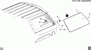 WINDOWS/BODY SIDE (POWER VENT A34)