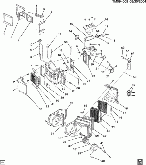 A/C & HEATER MODULE ASM (C60)