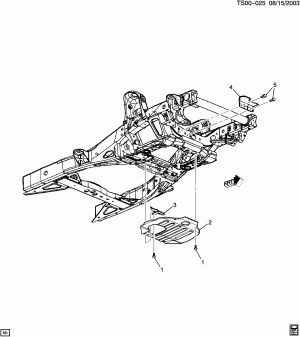 SHIELD/ENGINE SPLASH (LH6/5.3M)