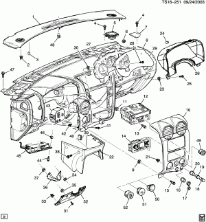 INSTRUMENT PANEL & RELATED PARTS PART 2 (G.M.C. Z88)
