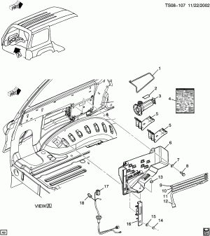 JACK & TOOL STOWAGE (AUTO LEVEL CONTROL G67)