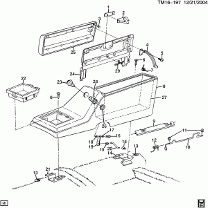 COMPARTMENT/SEAT SEPARATOR (2ND DES)