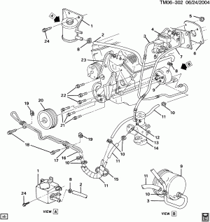 STEERING PUMP LINES (HYDRA-BOOST)
