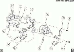 A/C COMPRESSOR MOUNTING (LQ2/2.0Y)