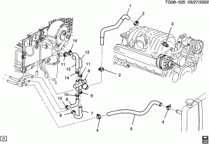 HOSES & PIPES/HEATER (L29/7.4J, C36,C60)
