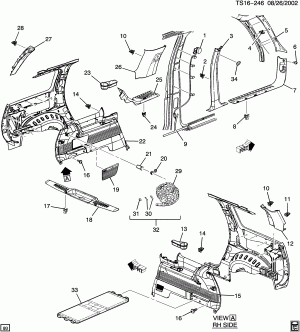 TRIM/INTERIOR-BODY SIDE