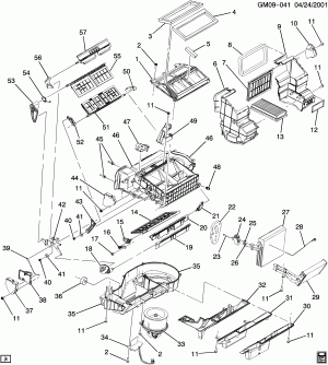 A/C & HEATER MODULE ASM (SINGLE ZONE)(C60)