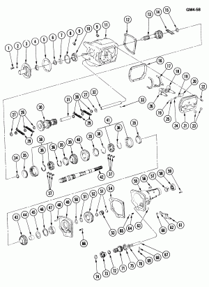4-SPEED MANUAL TRANSMISSION (BORG WARNER)