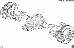 AXLE ASM/REAR-COMPLETE