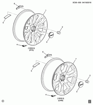 КОЛЕСА/18 ДЮЙМОВ (G.M.C. Z88, ДИСКИ RT5,UHN)