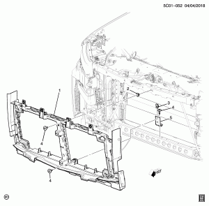 ЗАСЛОНКА РАДИАТОРА РАМА (CHEVROLET X88, ЗА ИСКЛЮЧЕНИЕМ ЗАСЛОНОК VTI,WMI)