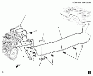 СИСТЕМА ПОДАЧИ ТОПЛИВА (LSY/2.0-4, ПОЛНЫЙ ПРИВОД F48)