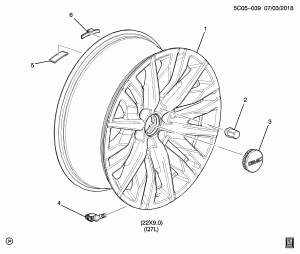 КОЛЕСА/22 ДЮЙМОВ (G.M.C. Z88, КОЛЕСО Q7L)