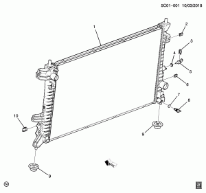 РАДИАТОР, СБ (L3B/2.7K)