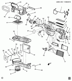A/C & HEATER MODULE ASM (LWN/2.8-1, AUTO TEMPERATURE CONTROL C68)
