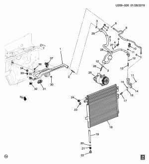 A/C REFRIGERATION SYSTEM (LCV/2.5A, AUTO MYB)