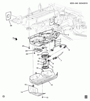 БАК ЖИДКОСТИ СИСТЕМЫ КОНТРОЛЯ ТОКСИЧНОСТИ ВЫХЛОПНЫХ ГАЗОВ (LSQ/2.0-2)