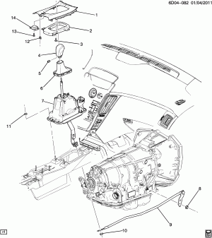 SHIFT CONTROL/AUTOMATIC TRANSMISSION (MYA,MYB)