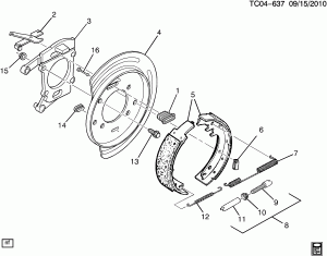 PARKING BRAKE ASM (JH6)