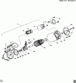 STARTER MOTOR (LG6/3.1D)