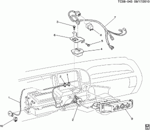 HEATER & VENT CONTROL CABLES & HARNESS (EXC C60)