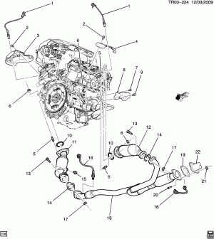 EXHAUST SYSTEM PART 1 FRONT
