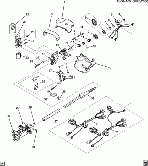 STEERING COLUMN (EXC (JF4))