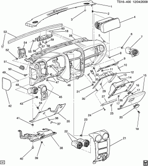 INSTRUMENT PANEL & RELATED PARTS PART 1 (G.M.C. Z88)