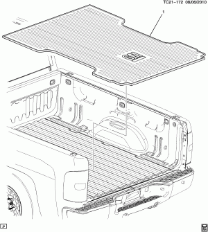 ПАКЕТ МАТА/БАГАЖНИК ПИКАПА (E63)