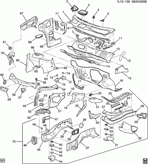 SHEET METAL/FRONT COMPARTMENT