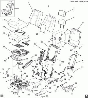 DRIVER SEAT/BUCKET (AR9)
