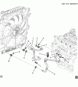 ENGINE OIL COOLER LINES (LFX/3.6-3)