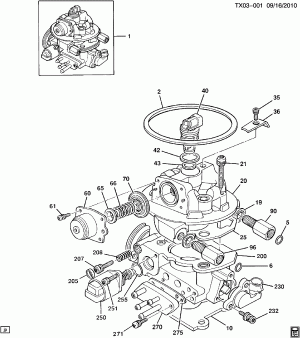 THROTTLE BODY INJECTION/SINGLE INJECTOR (MODEL 700)(LN8/2.5E)