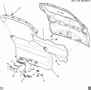 LIFTGATE TRIM (BUICK W49)
