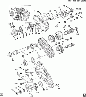 TRANSFER CASE (NP3) (BORG WARNER 4472)