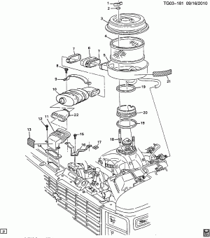 AIR INTAKE SYSTEM (LH6/6.2C,LL4/6.2J) DIESEL