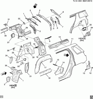 SHEET METAL/BODY SIDE REAR