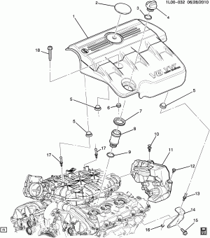 INTAKE MANIFOLD SHIELD/COVERS (LFX/3.6-3)
